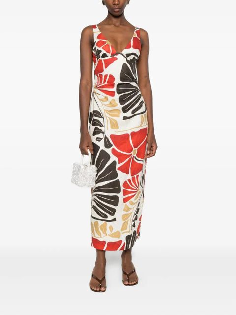 SIR. Julietta floral-print maxi dress - White - zdjęcie produktu nr 2