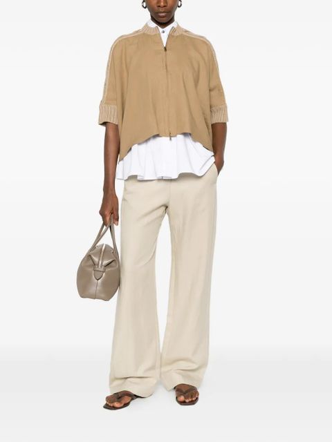 Max Mara Miresia knitted zip cardigan - Neutrals - zdjęcie produktu nr 2