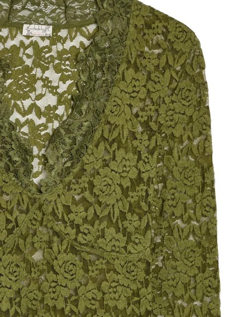 Free People All Day floral-lace top - Green - zdjęcie produktu nr 2