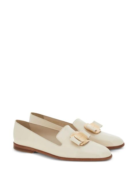 Ferragamo New Vara leather loafers - White - zdjęcie produktu nr 2