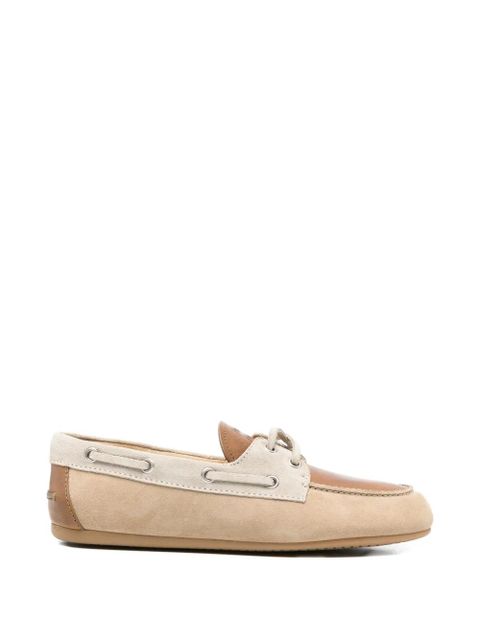 Miu Miu suede boat shoes - Neutrals - zdjęcie produktu nr 1