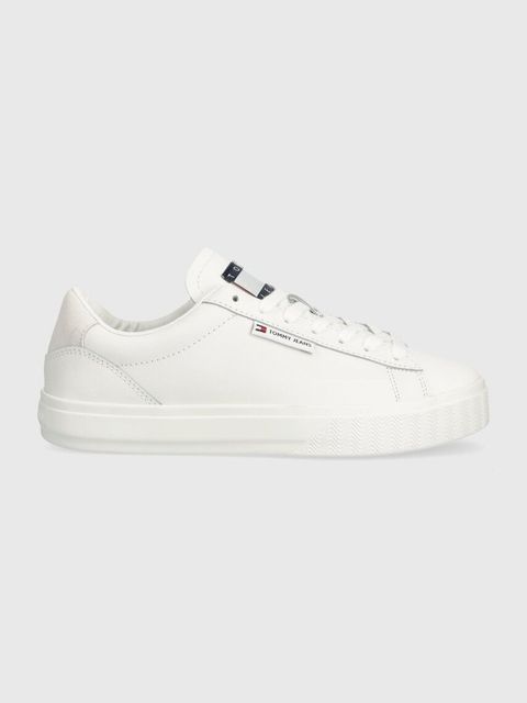 Tommy Jeans sneakersy TJW CUPSOLE SNEAKER ESS kolor biały EN0EN02508 - zdjęcie produktu nr 1
