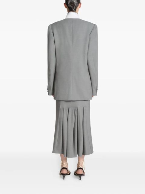 DRIES VAN NOTEN double-breasted blazer - Grey