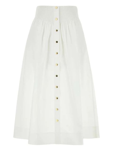Tory Burch poplin maxi skirt - White - zdjęcie produktu nr 1