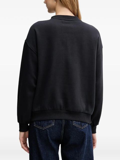 Barbour Saima denim pocket sweater - Black