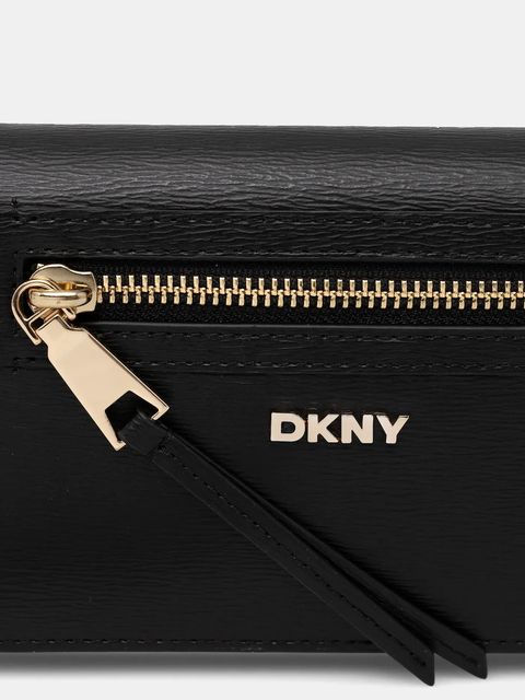 Dkny torebka skórzana kolor czarny R52E3K47
