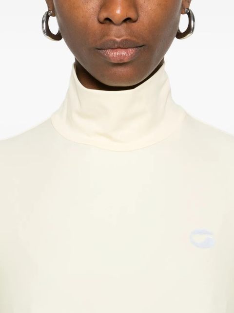 Coperni long-sleeved high-neck top - Yellow