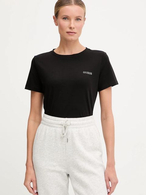 Guess t-shirt NEW COLETTE damski kolor czarny V5BI00 J1314 - zdjęcie produktu nr 1