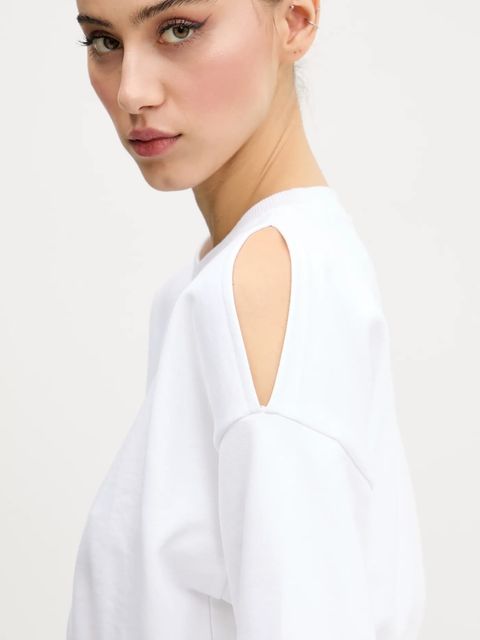 Karl Lagerfeld Jeans bluza damska kolor biały gładka A2W20062