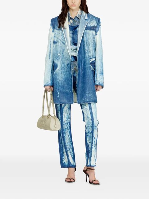 Diesel Dome embossed-logo shoulder bag - Neutrals - zdjęcie produktu nr 2