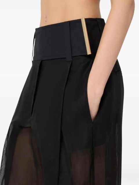 Sportmax Spsfavetta panel-detail trousers - Black