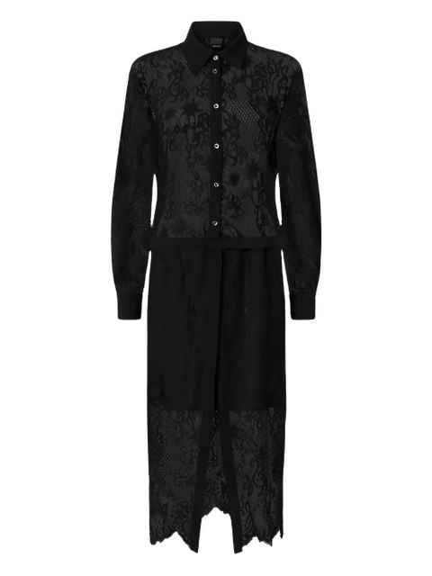 PINKO lace-panel maxi dress - Black - zdjęcie produktu nr 1