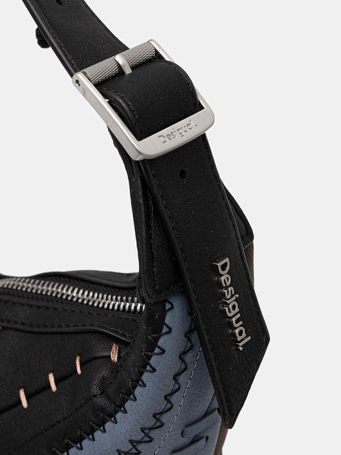Desigual torebka QUEBEC WHIPSTITCH PAT kolor czarny 25WAXP77