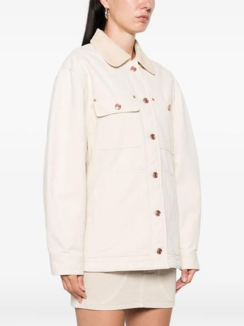 ISABEL MARANT Ninon cotton jacket - Neutrals