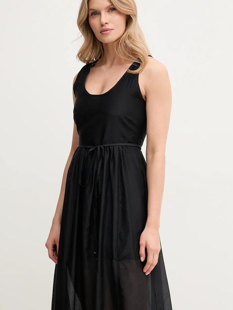 Marella sukienka z domieszką jedwabiu Emme by Marella