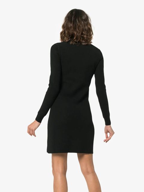 Off-White Slogan mini-dress - Black