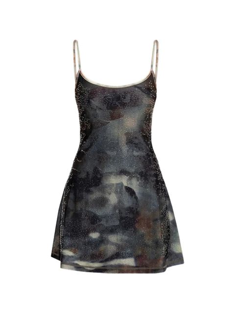 Diesel D-Loop embellished slip mini dress - Black - zdjęcie produktu nr 1