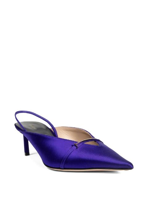 TOM FORD satin slingback pumps - Purple - zdjęcie produktu nr 2