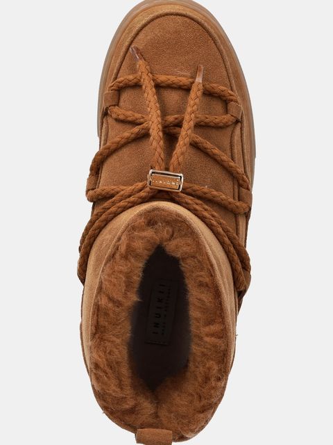 Inuikii śniegowce zamszowe CLASSIC LOW kolor brązowy 3001.001.0021