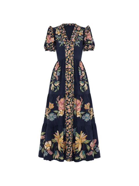 FARM Rio floral maxi dress - Blue - zdjęcie produktu nr 1