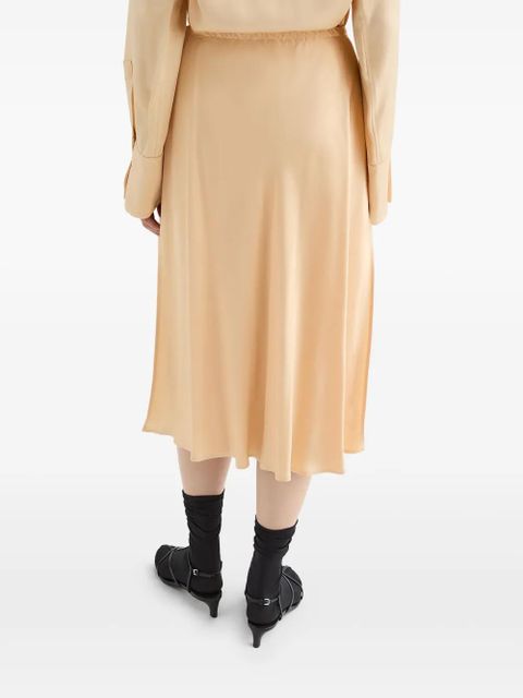 Jil Sander flared skirt - Yellow