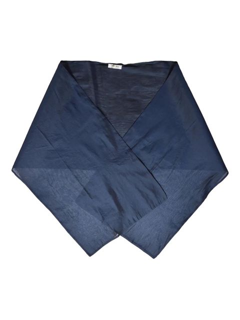 Max Mara rectangular-shape scarf - Blue - zdjęcie produktu nr 1