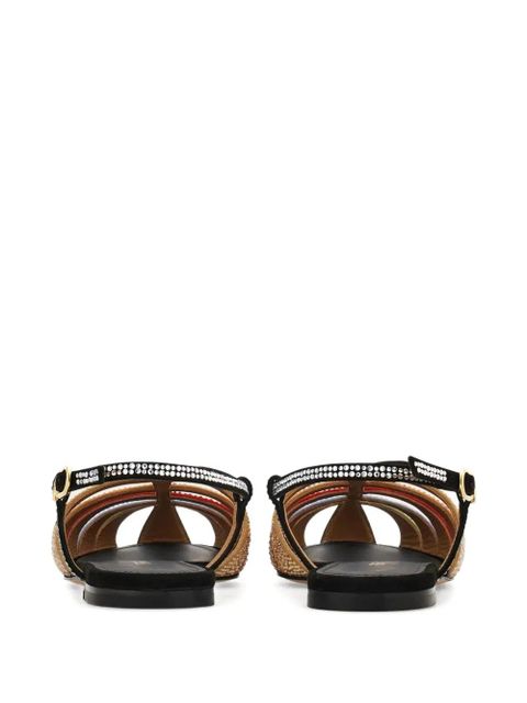 Ferragamo cage sandals - Black