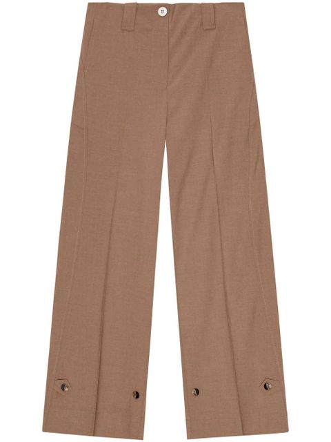 GANNI adjustable-leg tailored trousers - Neutrals - zdjęcie produktu nr 1