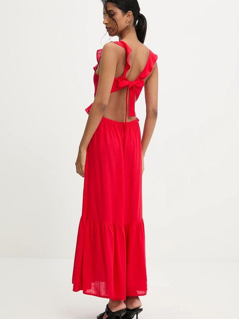 Answear.LAB sukienka z lnem