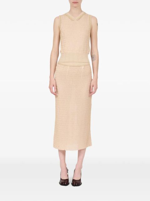 Maison Margiela polo-collar vest - Neutrals