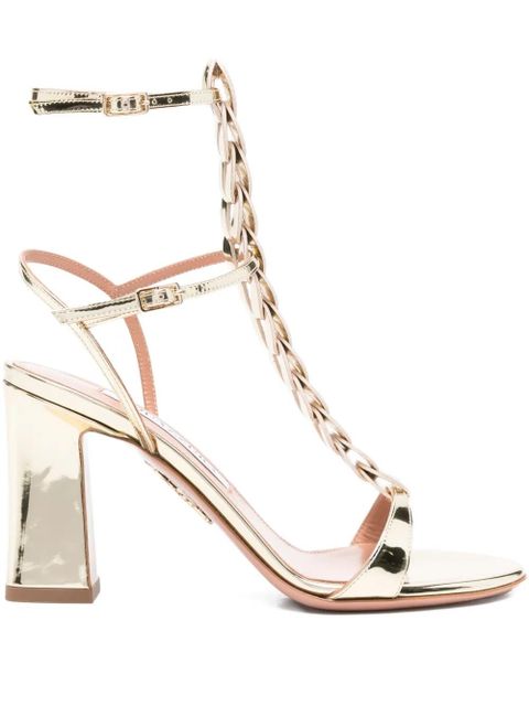 Aquazzura 85mm Destiny sandals - Yellow - zdjęcie produktu nr 1