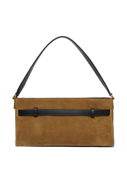 Nanushka mini Harmonica buckle-detail leather shoulder - Neutrals - zdjęcie produktu nr 2