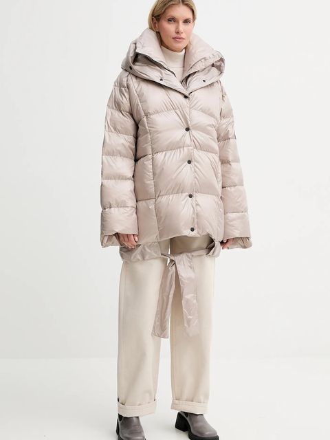 MMC STUDIO kurtka puchowa kolor beżowy zimowa OLORO.JACKET