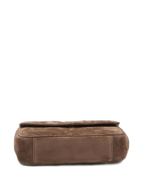 Saint Laurent small Loulou cross body bag - Brown