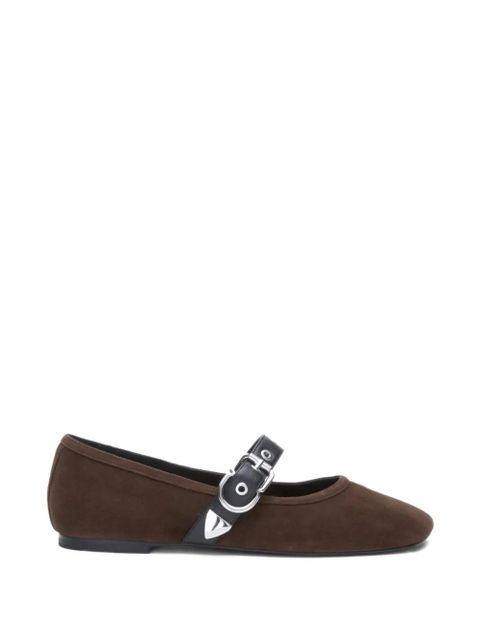 3.1 Phillip Lim buckle-strap ballet flats - Brown - zdjęcie produktu nr 1
