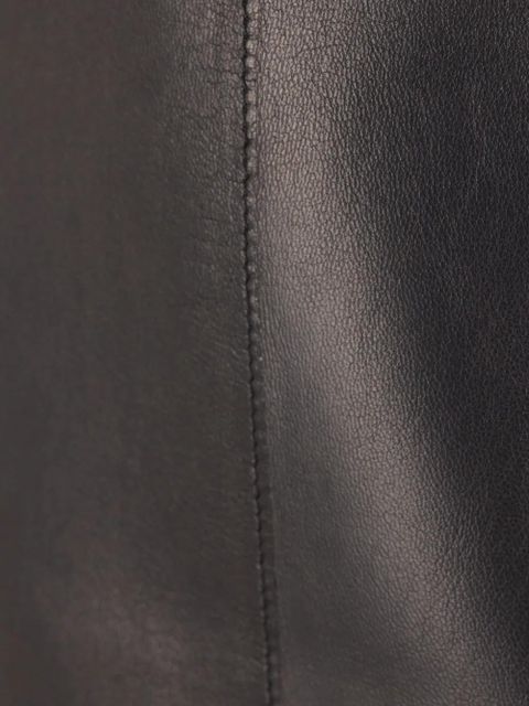 Saint Laurent leather top - Black