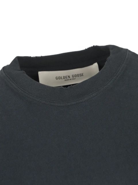 Golden Goose appliqued T-shirt - Grey