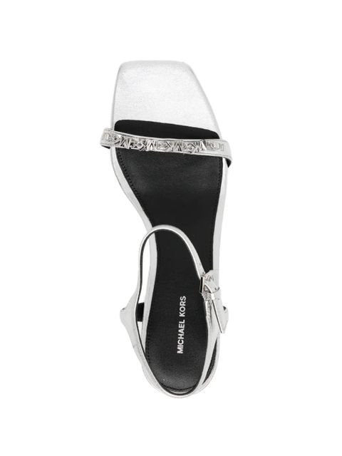 Michael Kors ankle cuff sandals - Silver