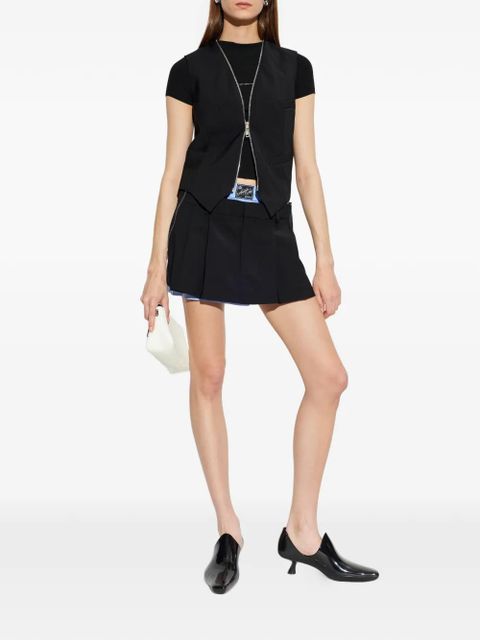 Alexander Wang layered pleated skirt - Black - zdjęcie produktu nr 2