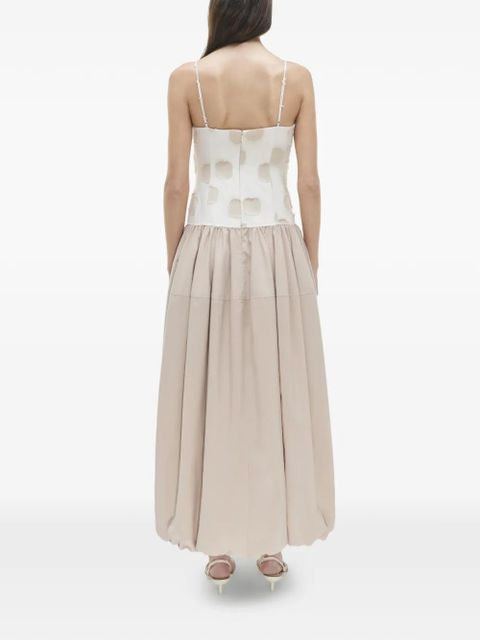 Simkhai Pfeiffer polka-dot midi dress - Neutrals