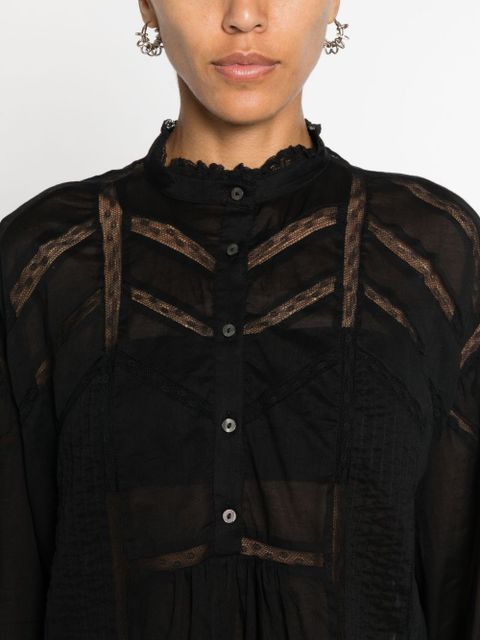 MARANT ÉTOILE Gelma blouse - Black