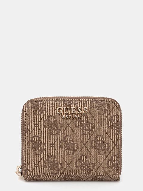 Guess portfel LAUREL damski kolor beżowy SWSG74 59137 - zdjęcie produktu nr 1