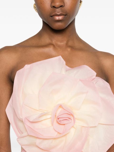 Aje Johanna floral-appliqué mini dress - Pink