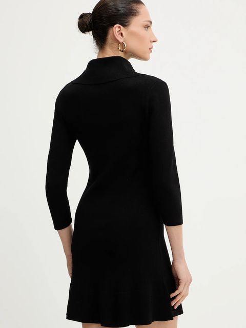 Morgan sukienka kolor czarny mini dopasowana RMVALA