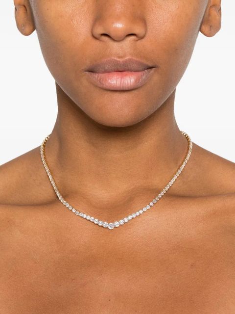 Maje zirconia stones clasp fastening Necklace - Gold - zdjęcie produktu nr 2