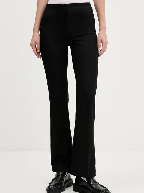 Abercrombie & Fitch spodnie damskie kolor czarny dzwony medium waist KI156-5455-900 - zdjęcie produktu nr 1