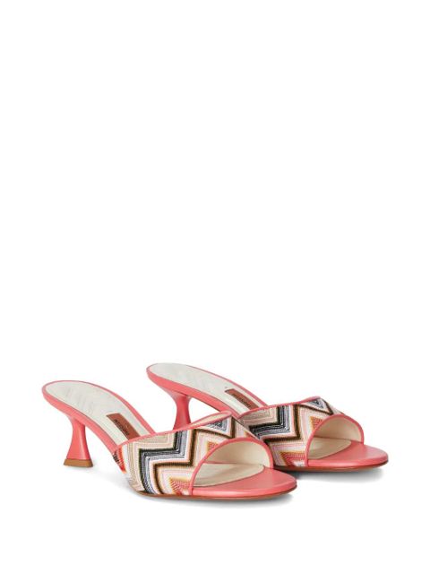 Missoni zigzag mules - Red - zdjęcie produktu nr 2