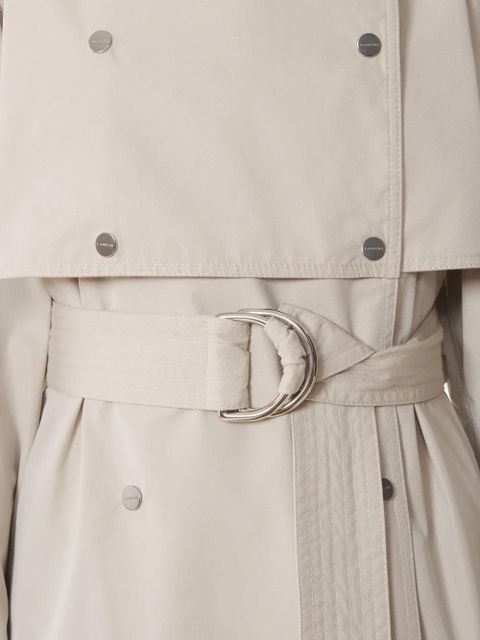 Lanvin double-breasted belted coat - Neutrals