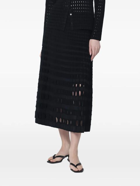 Simkhai cut-out midi skirt - Black