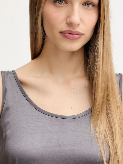 BOSS sukienka i sweter kolor szary midi dopasowana 50547867